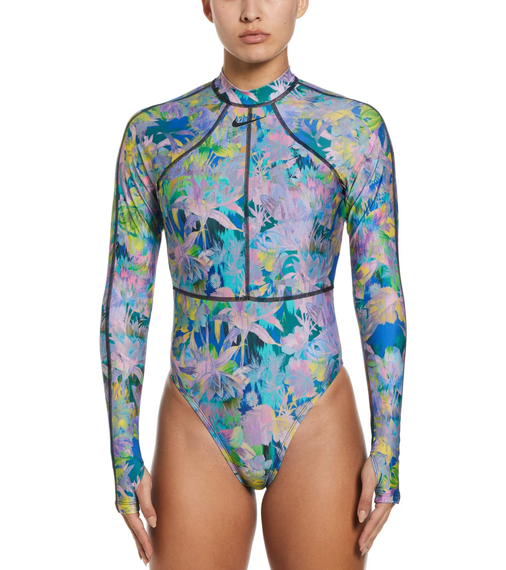 Nike Women's Victory Long Sleeve One Piece Swimsuit