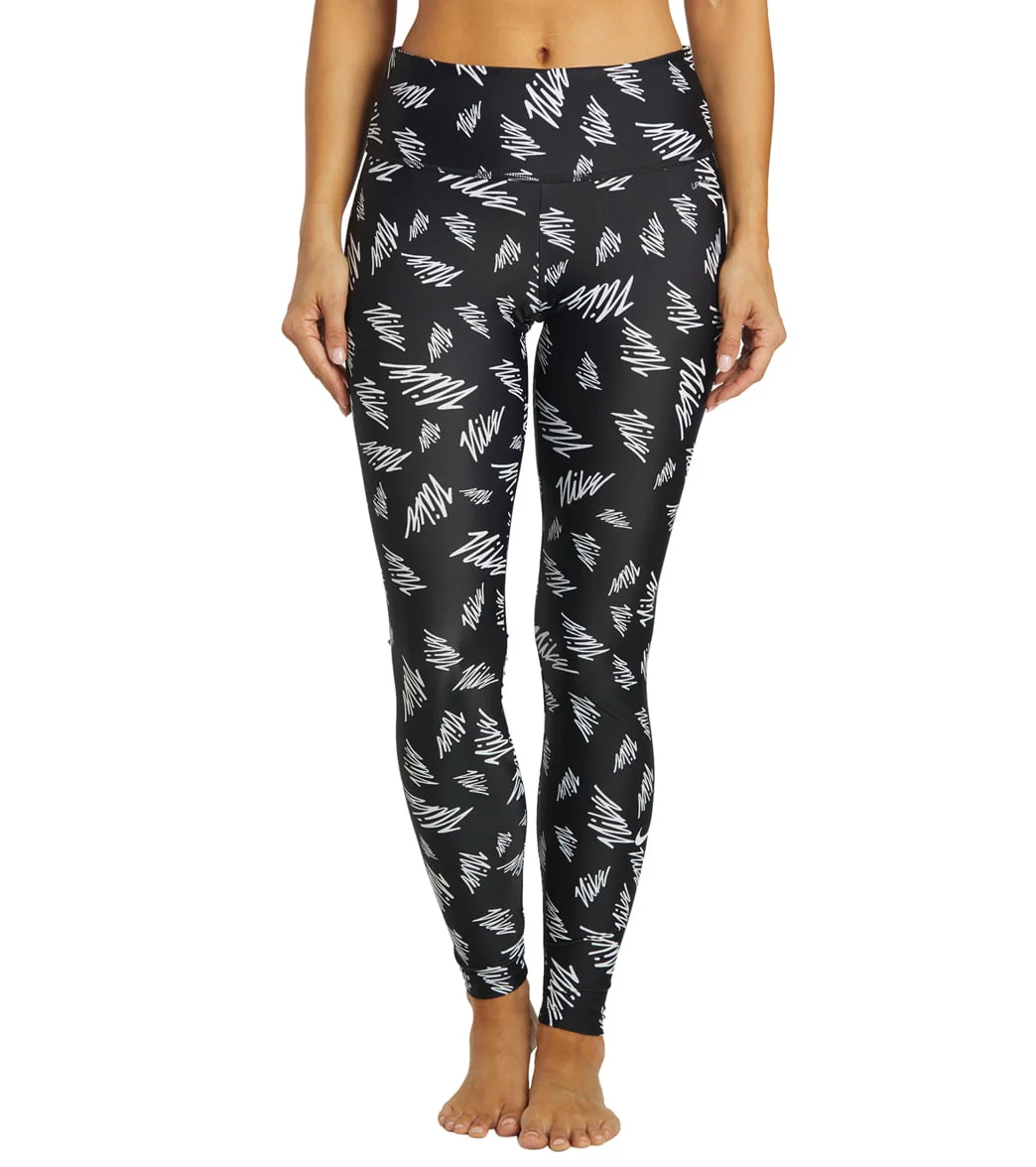 Nike Women's Victory Print Swim Slim Leggings - Image 8