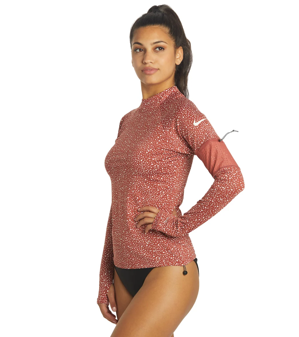 Nike Women's Water Dots L/S Hydroguard - Image 5