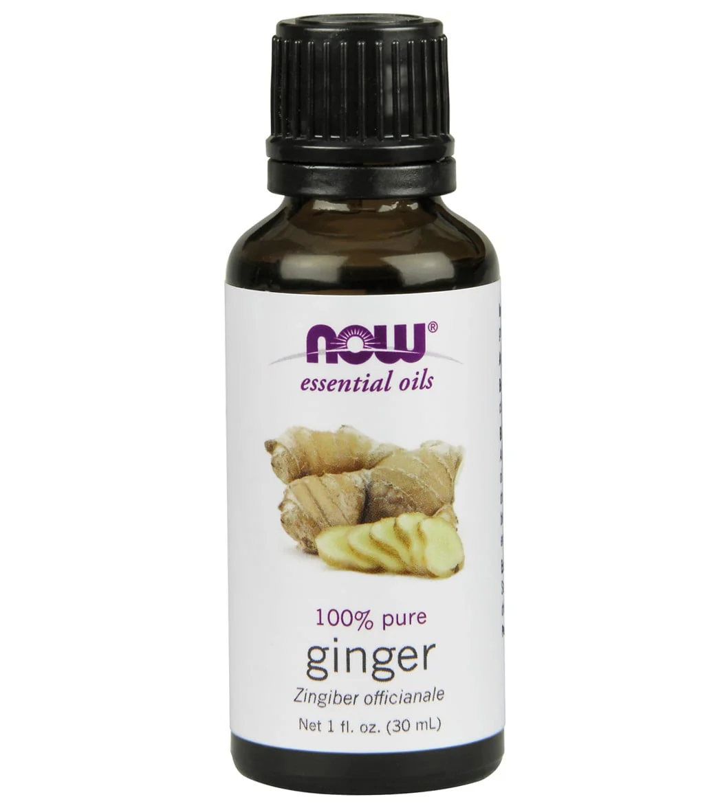 NOW 100% Pure Ginger Essential Oil 1 oz