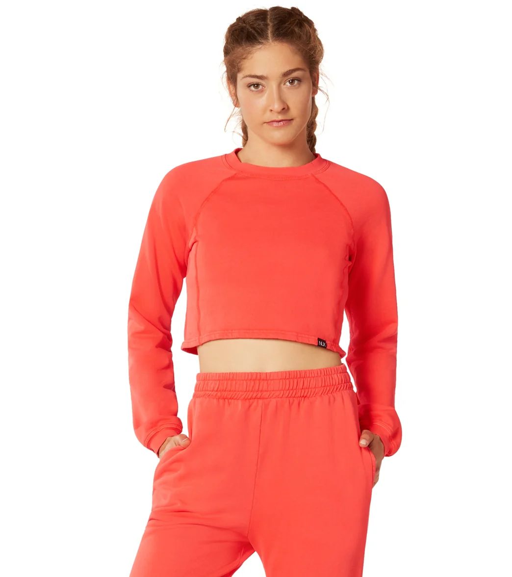 NUX Don't Stop Organic Crop Pullover - Image 7