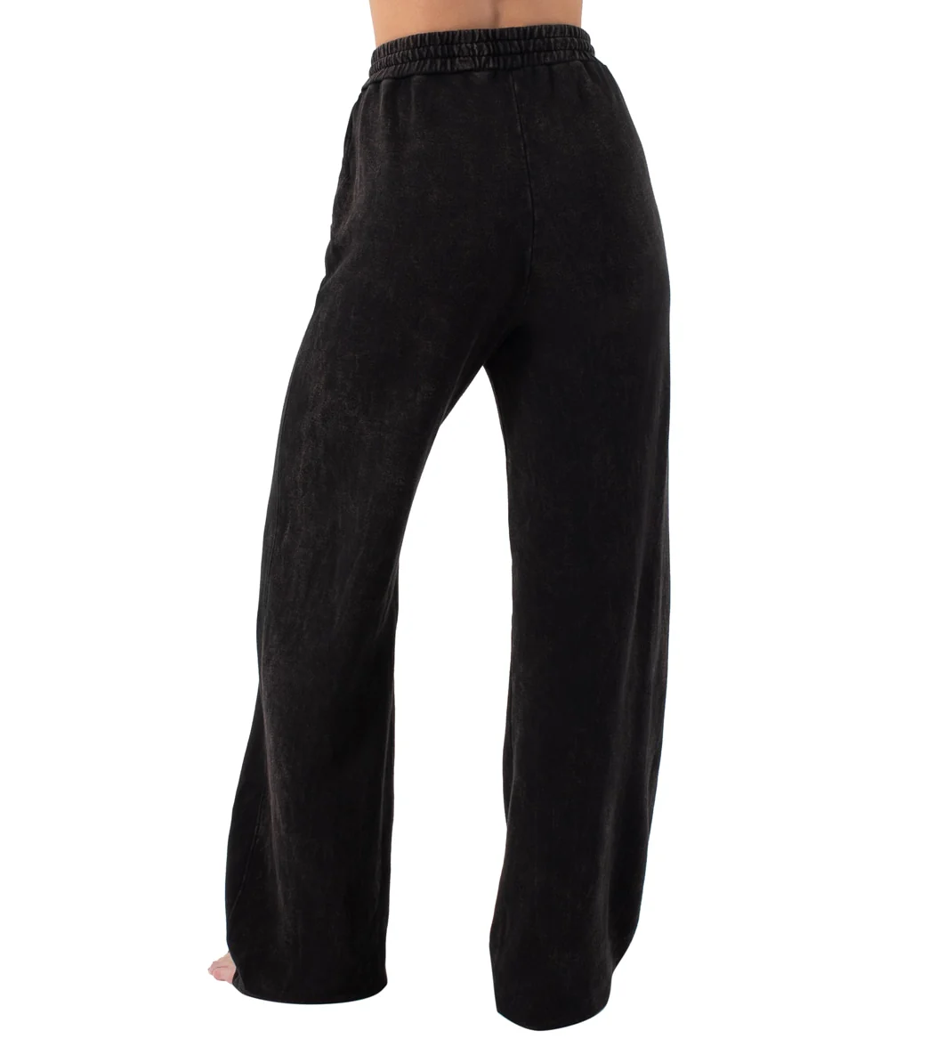 NUX Mineral Wash Terry Bootcut Pants - Image 3
