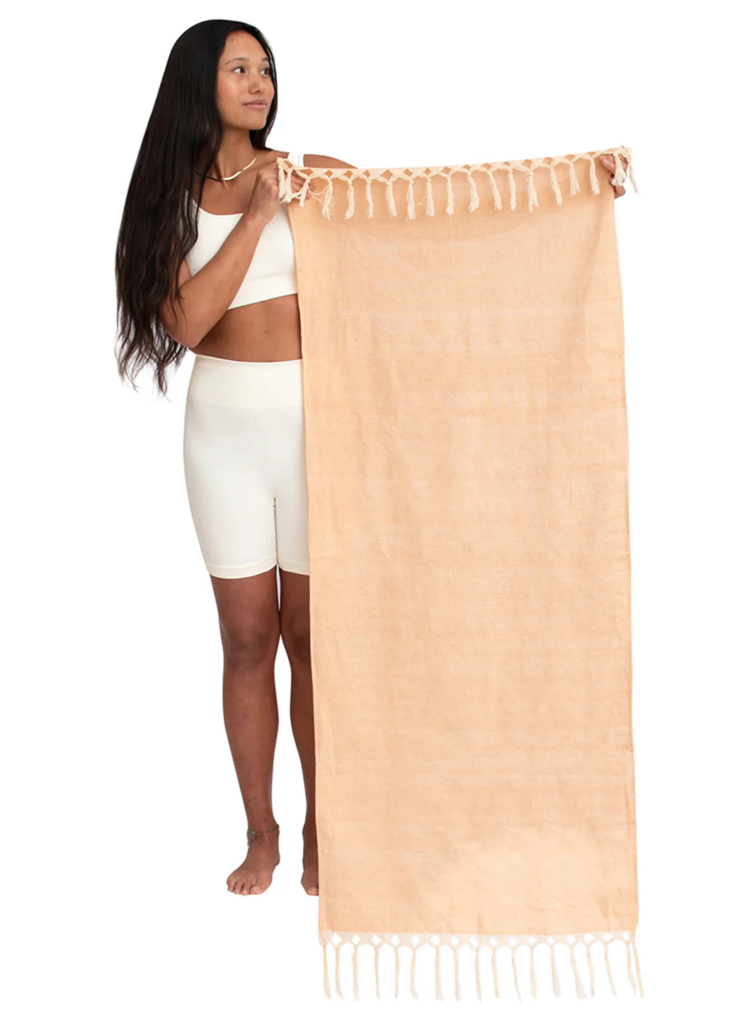 Oko Living Naturally Dyed Herbal Yoga Mat Towel - Image 6