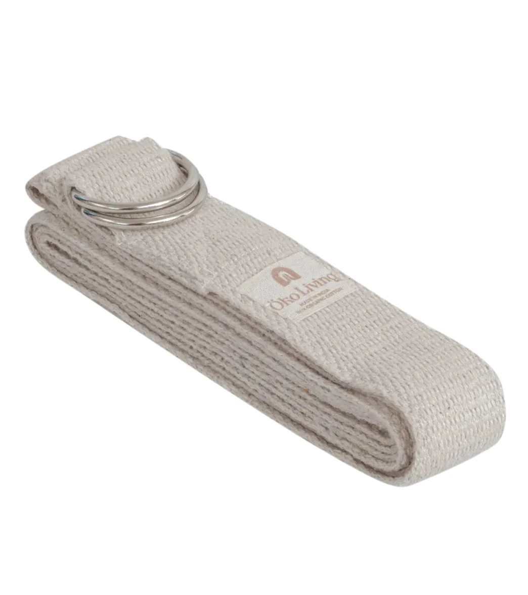 Oko Living Organic Cotton Naturally Dyed 8 Foot Yoga Strap - Image 6