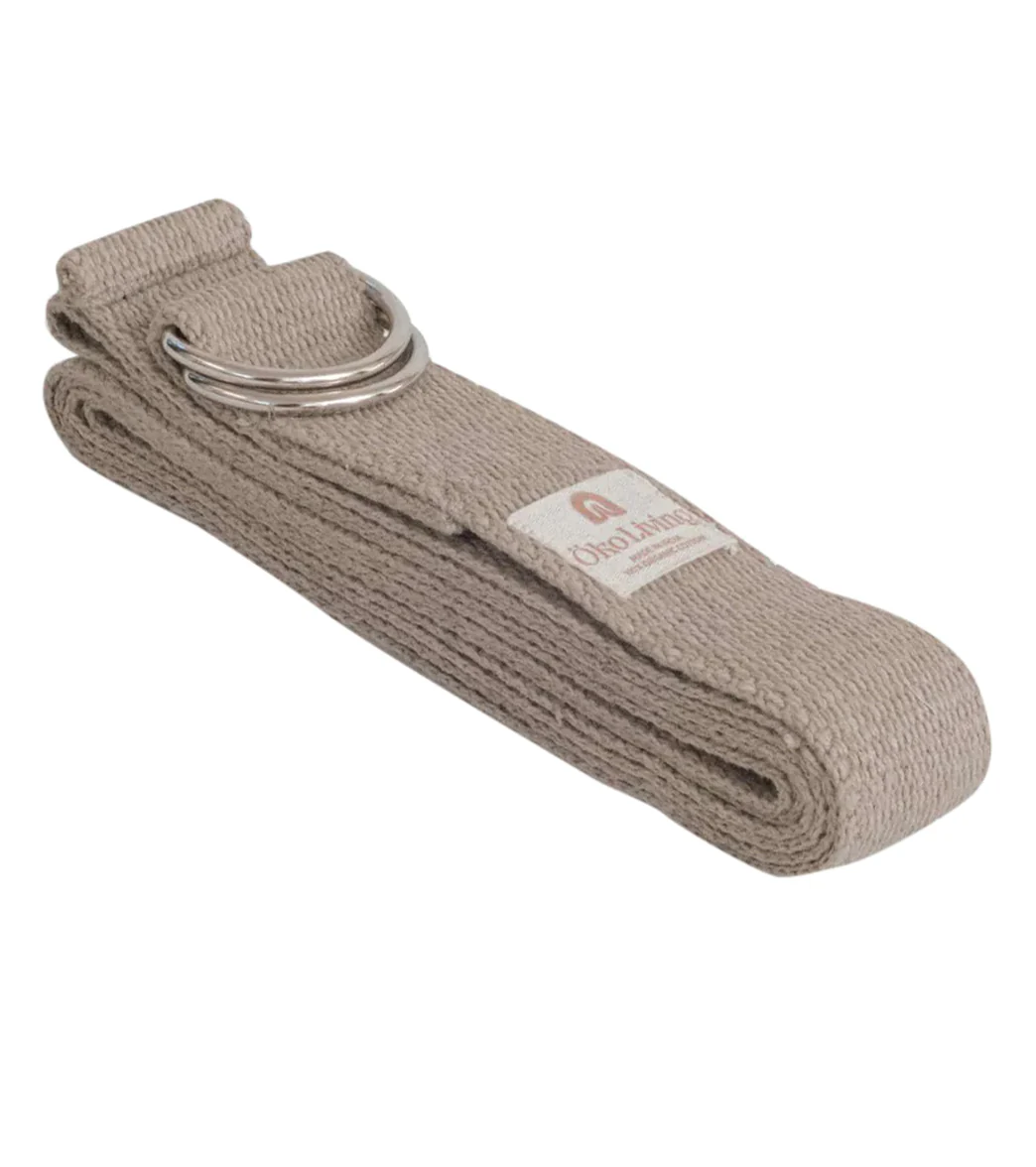 Oko Living Organic Cotton Naturally Dyed 8 Foot Yoga Strap - Image 7