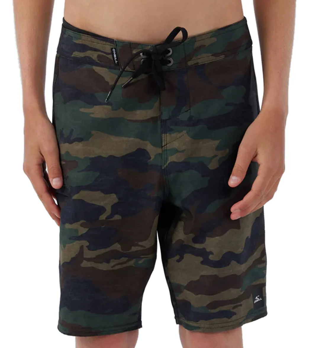 O'Neill Boys' 17" Hyperfreak Heat Camo Board Shorts (Big Kid) - Image 10
