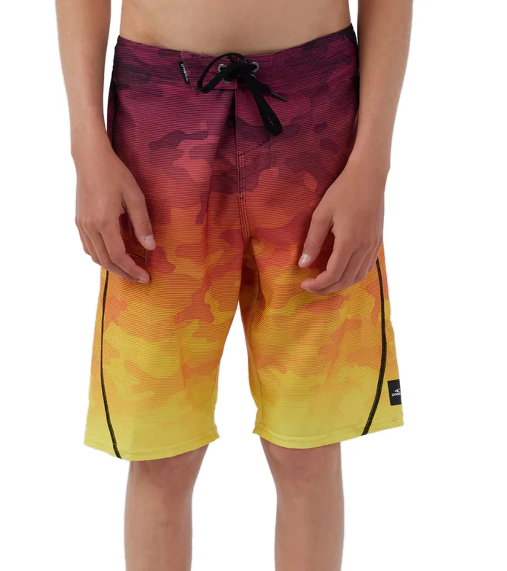 O'Neill Boys' 18" Hyperfreak S Seam Fade Board Shorts (Big Kid) - Image 10