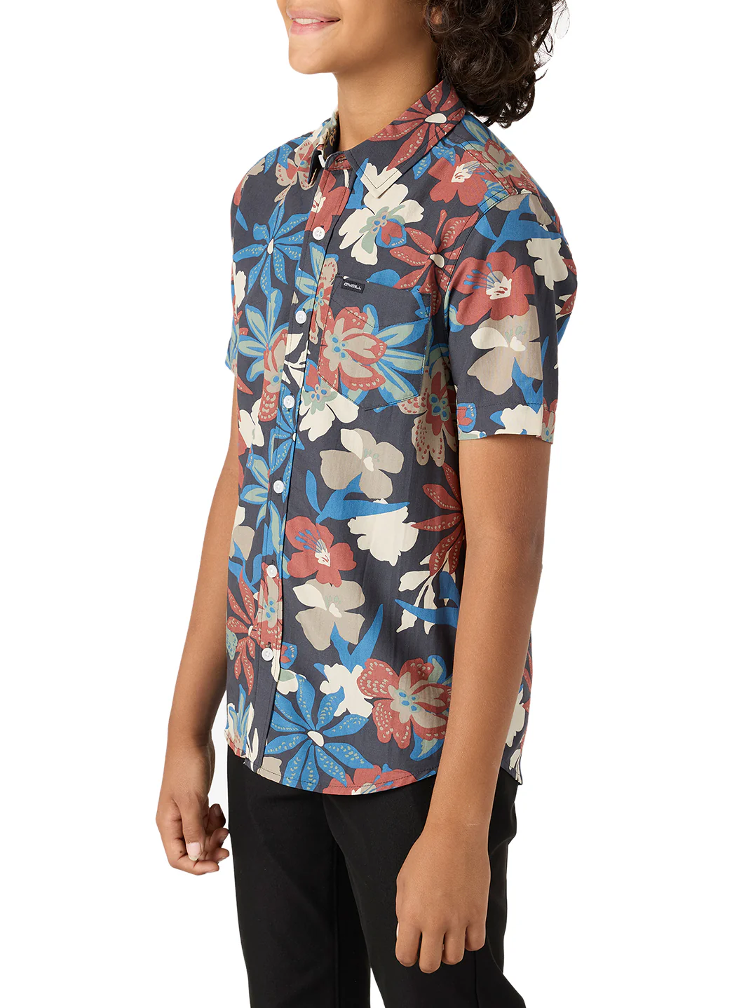 O'Neill Boys' Oasis Eco Short Sleeve Button Down Shirt (Big Big) - Image 3