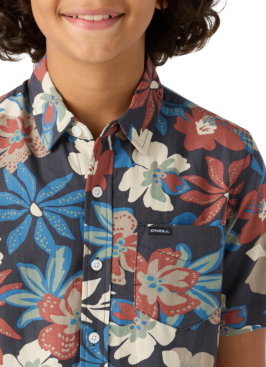 O'Neill Boys' Oasis Eco Short Sleeve Button Down Shirt (Big Big) - Image 5