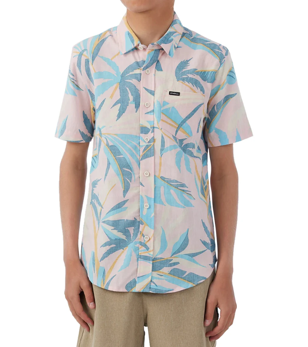 O'Neill Boys' Oasis Eco Short Sleeve Woven Shirt (Big Kid) - Image 5