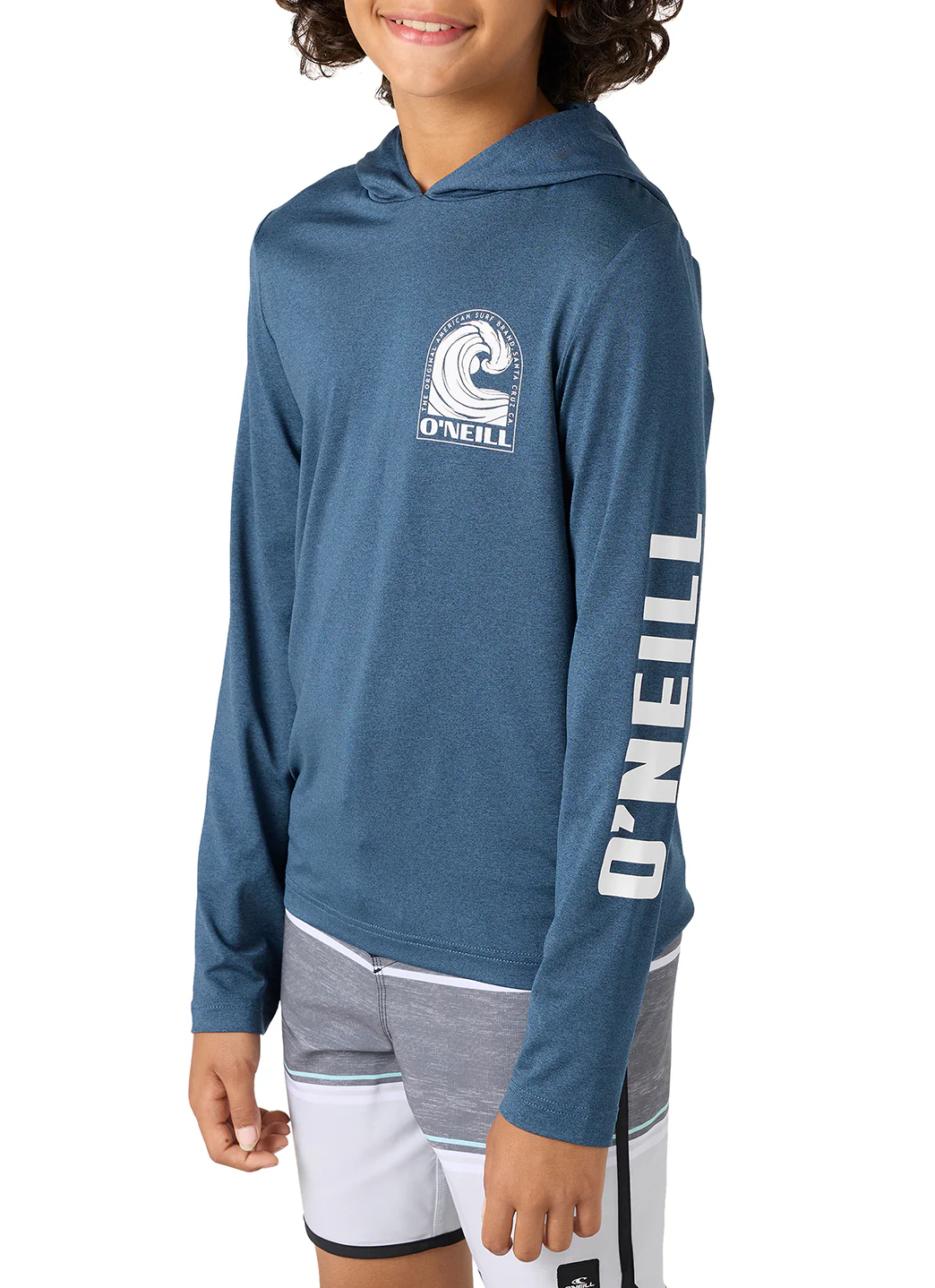 O'Neill Boys' Trvlr UPF 50+ Peak Long Sleeve Rash Guard (Big Kid) - Image 4