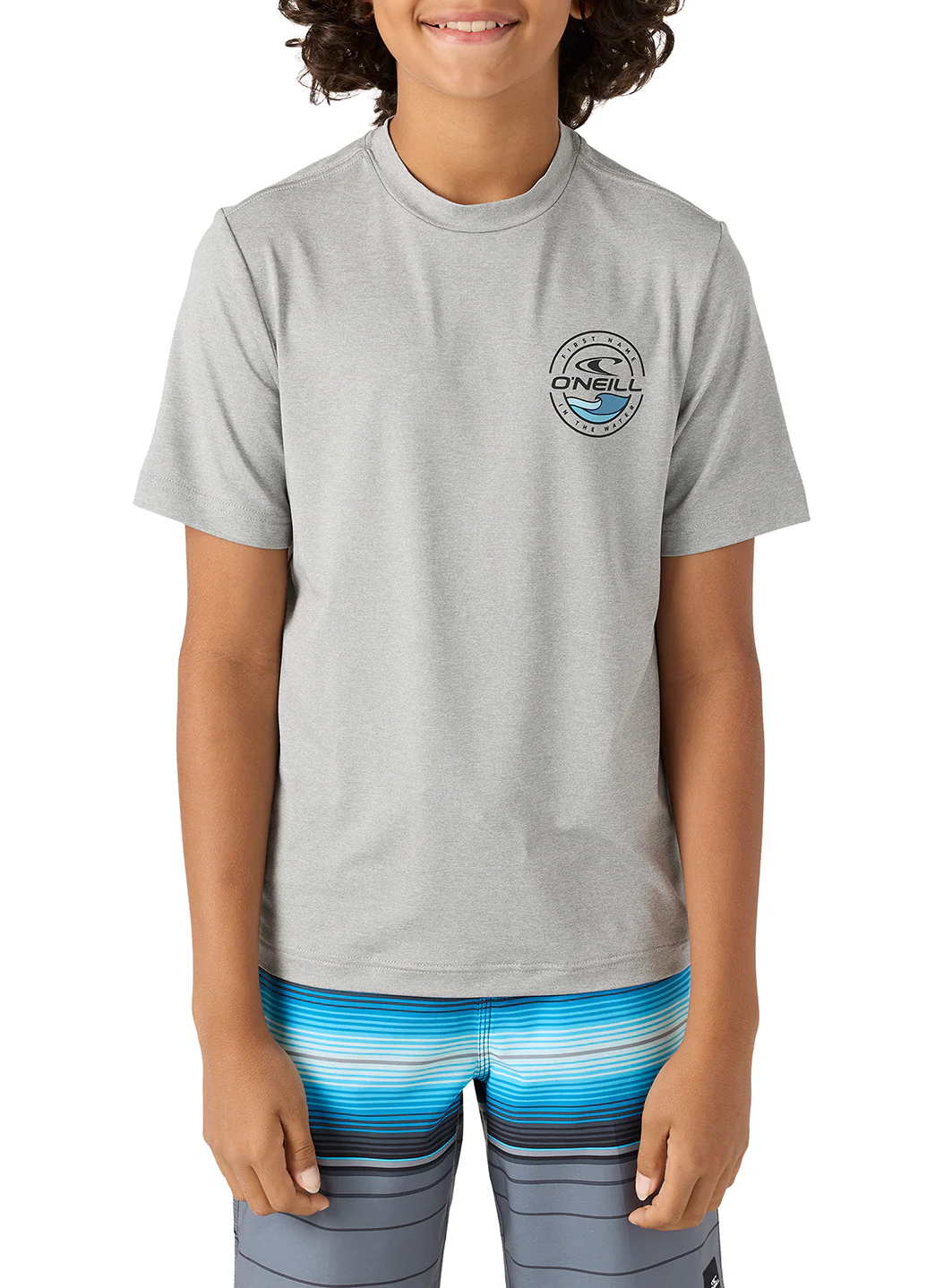 O'Neill Boys' Trvlr UPF 50+ Peak Short Sleeve Rash Guard (Big Kid) - Image 13