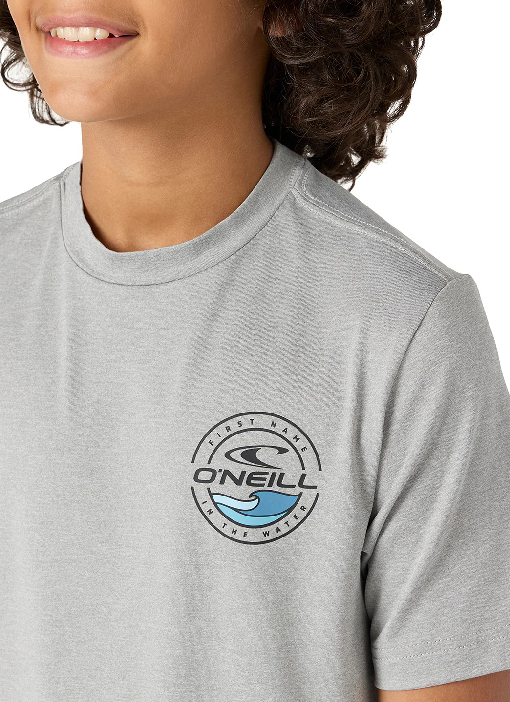 O'Neill Boys' Trvlr UPF 50+ Peak Short Sleeve Rash Guard (Big Kid) - Image 5
