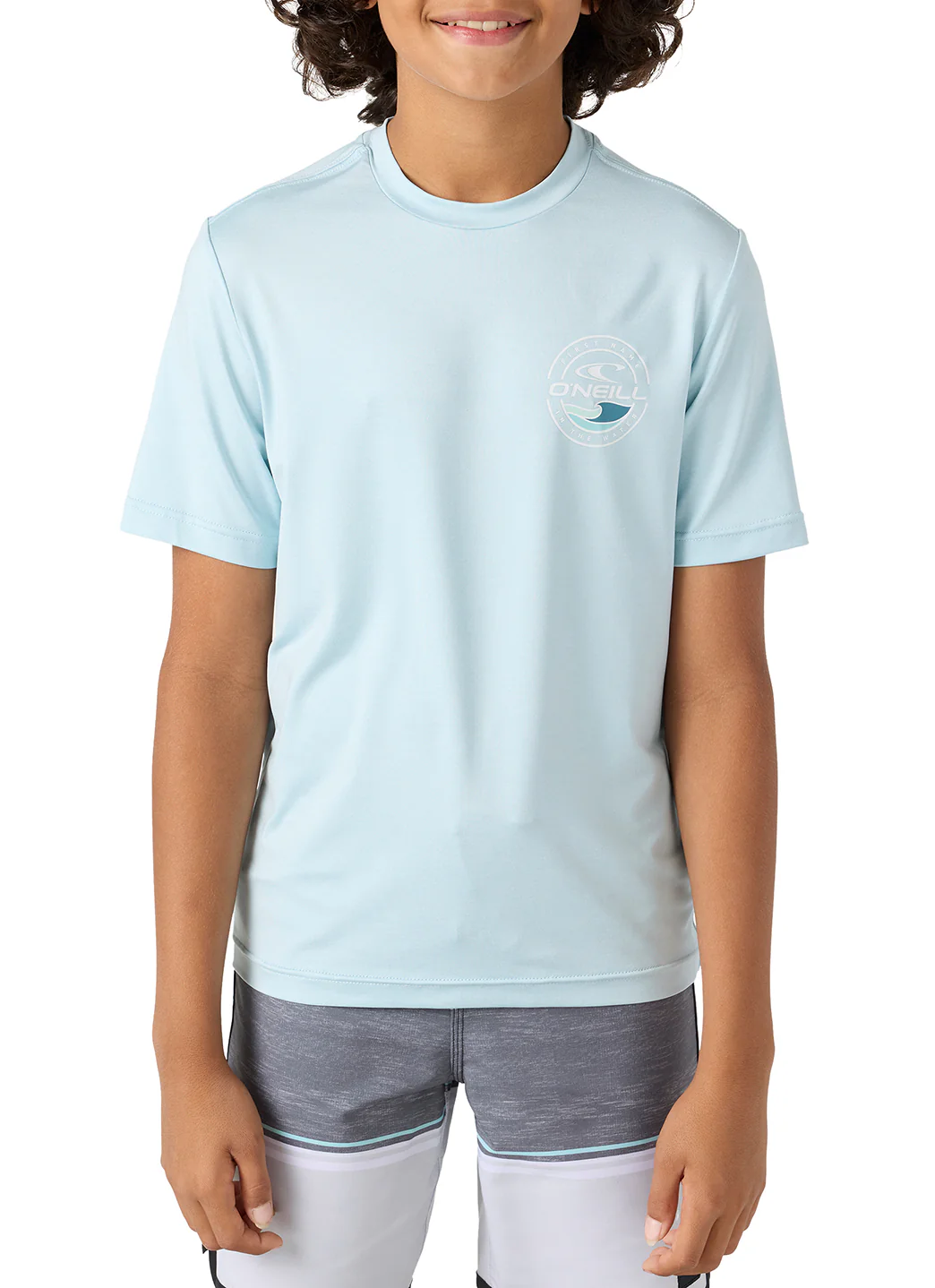 O'Neill Boys' Trvlr UPF 50+ Peak Short Sleeve Rash Guard (Big Kid) - Image 7