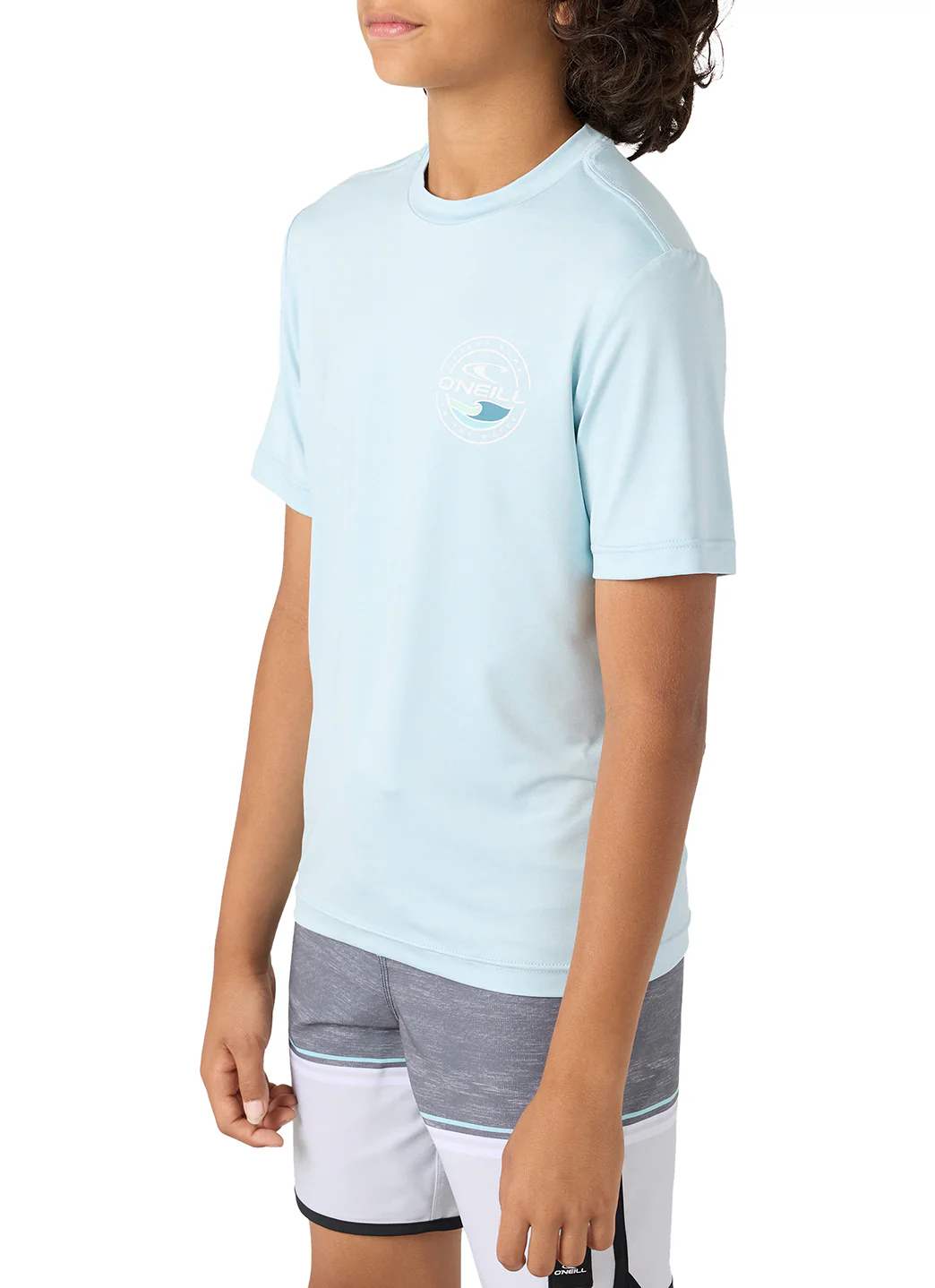 O'Neill Boys' Trvlr UPF 50+ Peak Short Sleeve Rash Guard (Big Kid) - Image 9