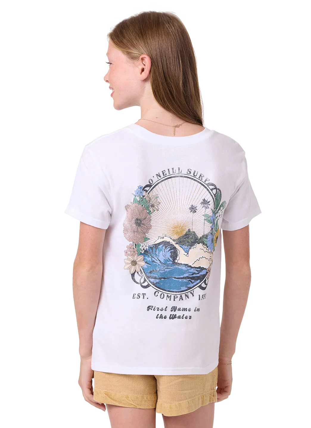 O'Neill Girls' Angie Short Sleeve Tee (Big Kid) - Image 5