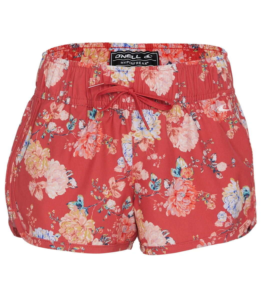 O'Neill Girls' Lane Printed Stretch 2" Board Shorts (Big Kid)