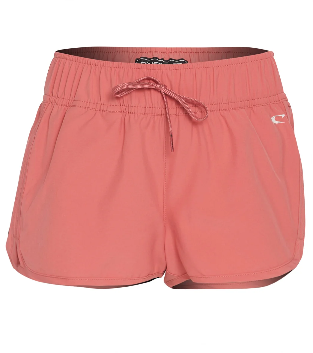 O'Neill Girls' Lane Solid Stretch Board Shorts (Little Kid, Big Kid)