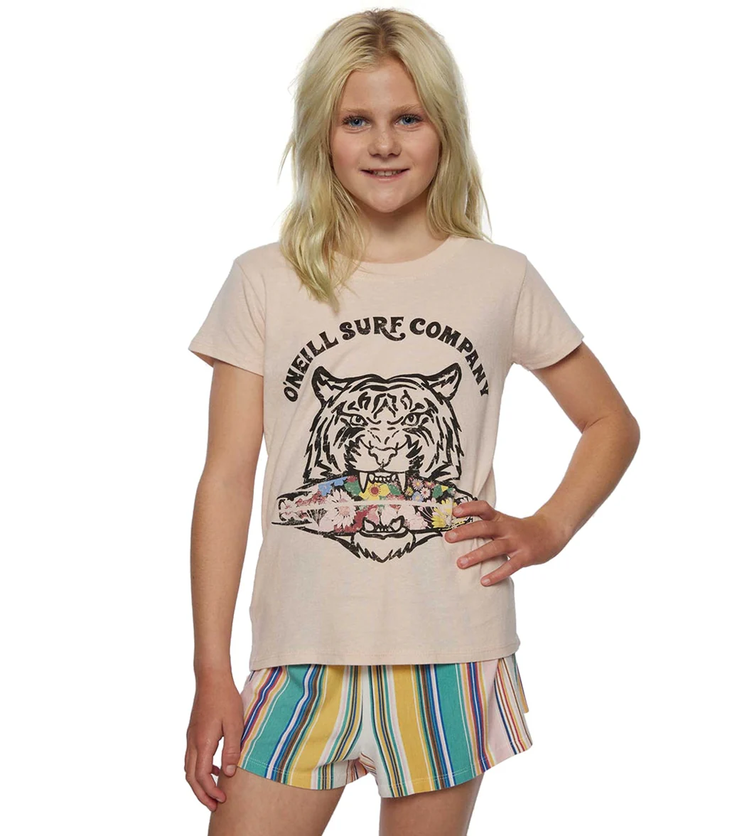 O'Neill Girls' Rawr Screened Tee (Little Kid, Big Kid)