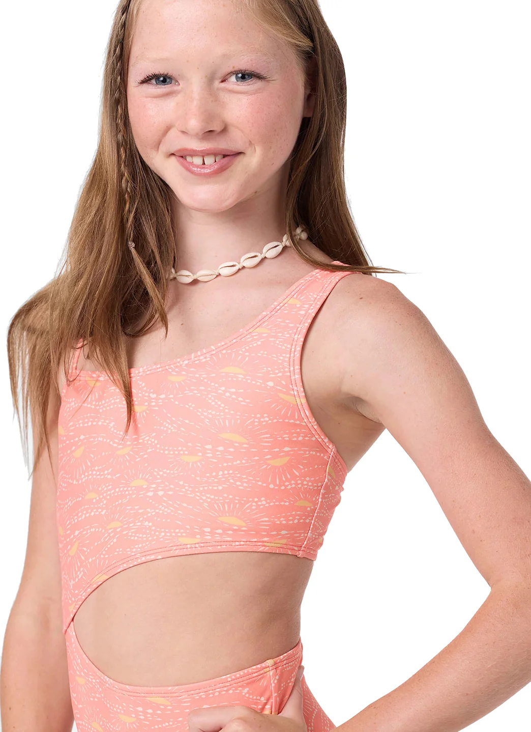 O'Neill Girls' Sunshine Asymmetric One Piece Swimsut (Big Kid) - Image 7