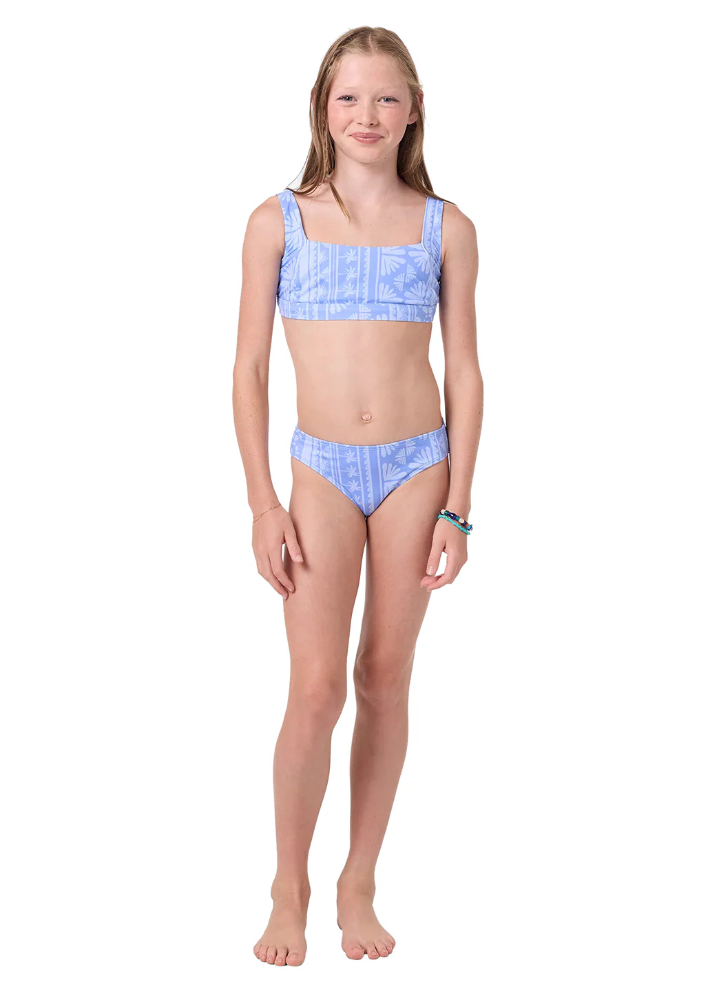 O'Neill Girls' Surf Abstract Square Neck Tank Two Piece Bikini Set (Big Kid) - Image 6
