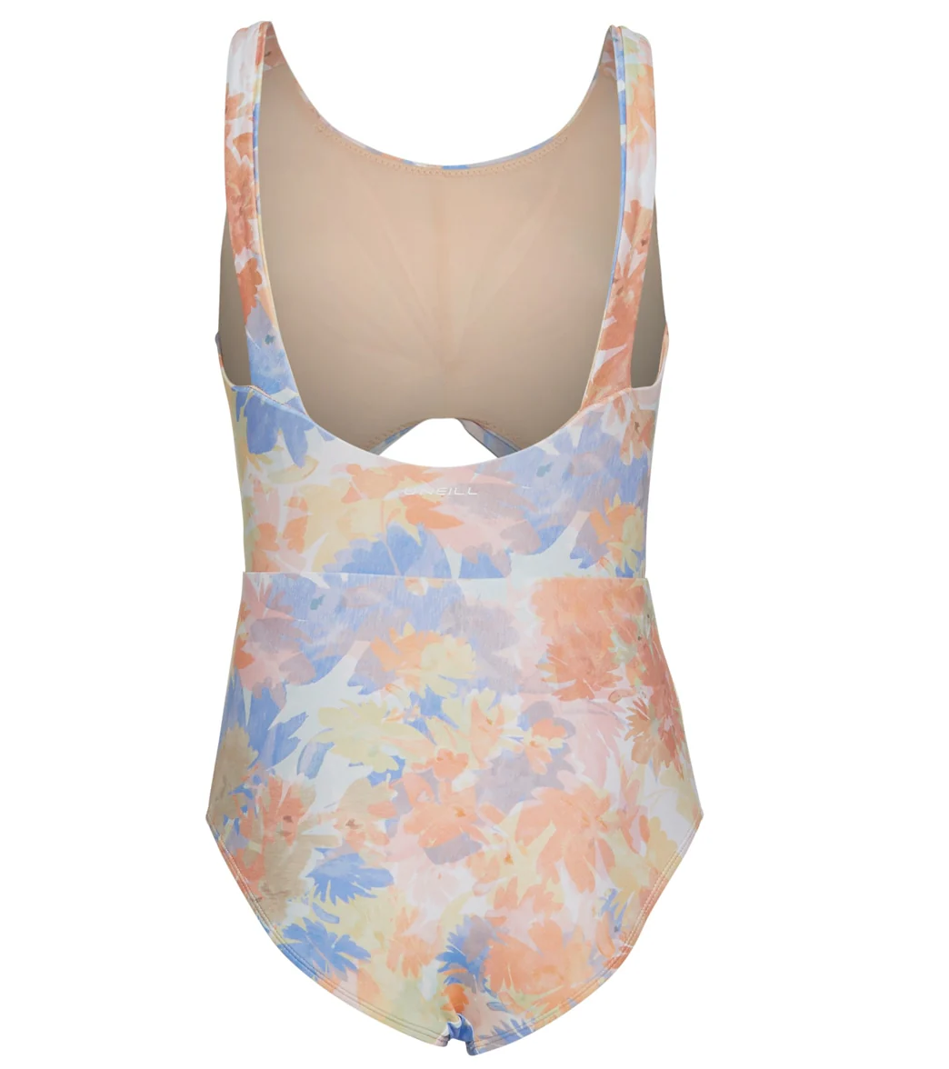 O'Neill Girls' Wildflowers Twist Front One Piece Swimsuit (Little Kid, Big Kid) - Image 2
