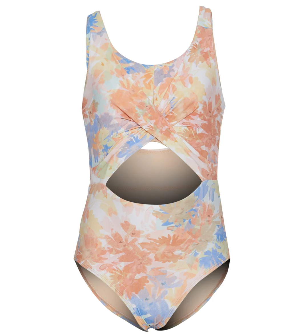 O'Neill Girls' Wildflowers Twist Front One Piece Swimsuit (Little Kid, Big Kid) - Image 5