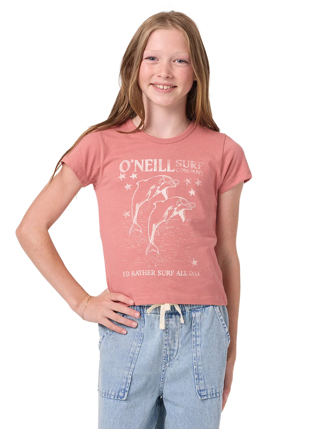 O'Neill Girls' Willa Skimmer Short Sleeve Tee (Big Kid)