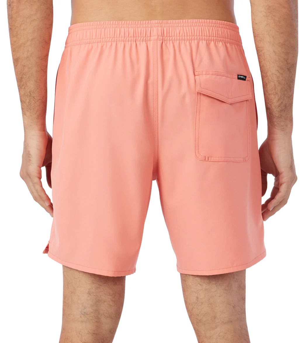 O'Neill Men's 17" Lennox Hermosa Solid Swim Trunks - Image 12