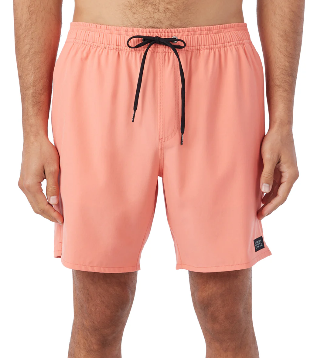 O'Neill Men's 17" Lennox Hermosa Solid Swim Trunks - Image 9