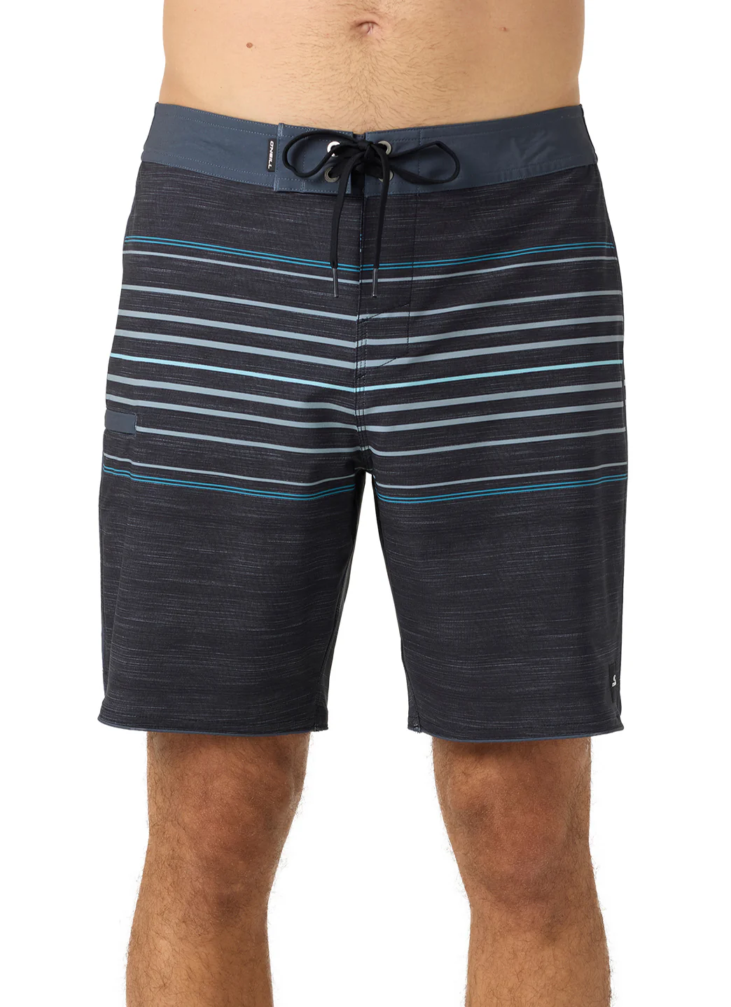 O'Neill Men's 18" Hyperfreak Heat Stripe Scallop Board Shorts - Image 3