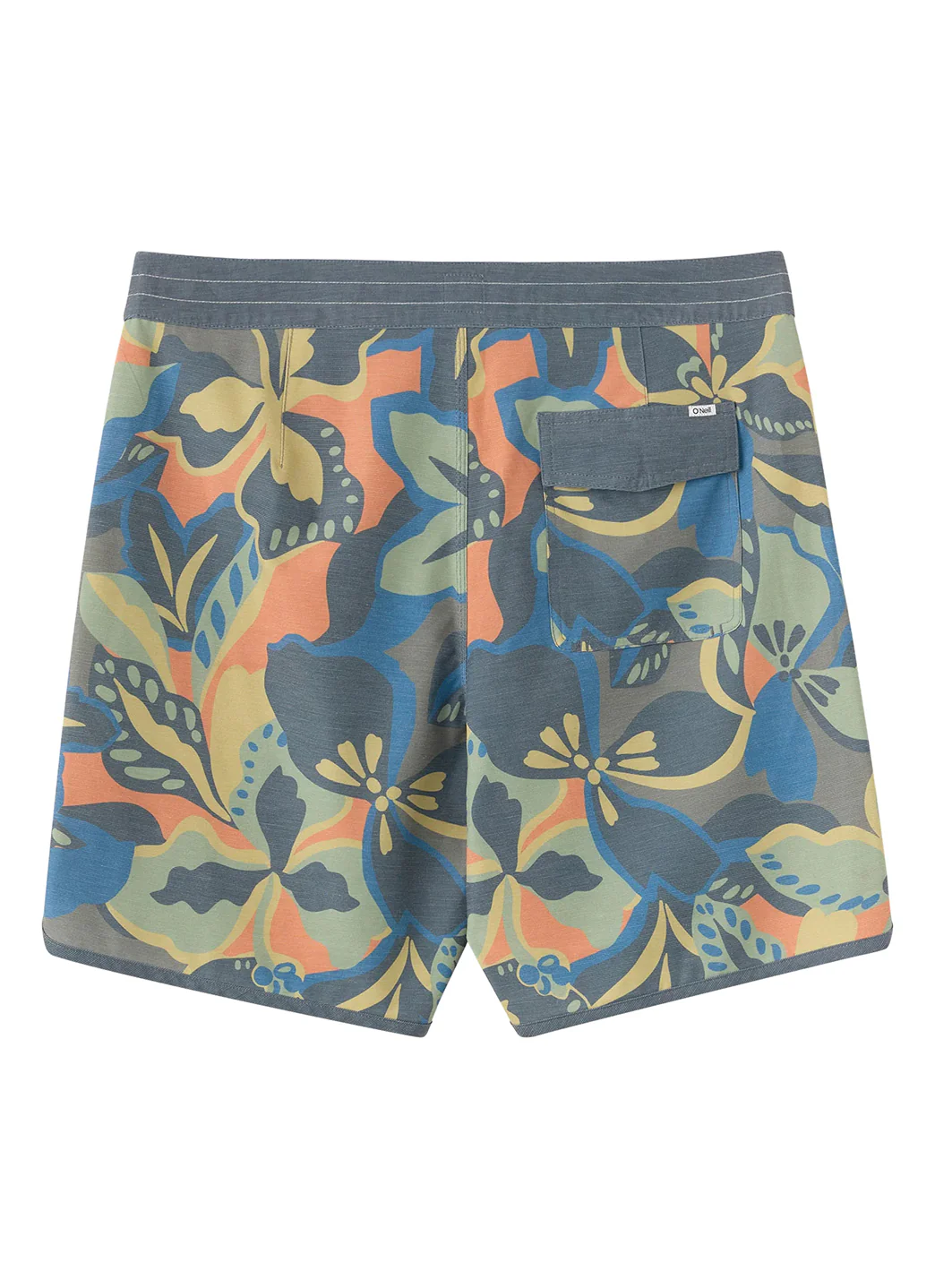 O'Neill Men's 18" OG Print Scallop Board Shorts - Image 8