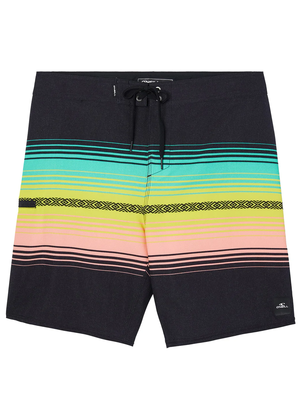 O'Neill Men's 19" Hyperfreak Heat Stripe Line Board Shorts - Image 8