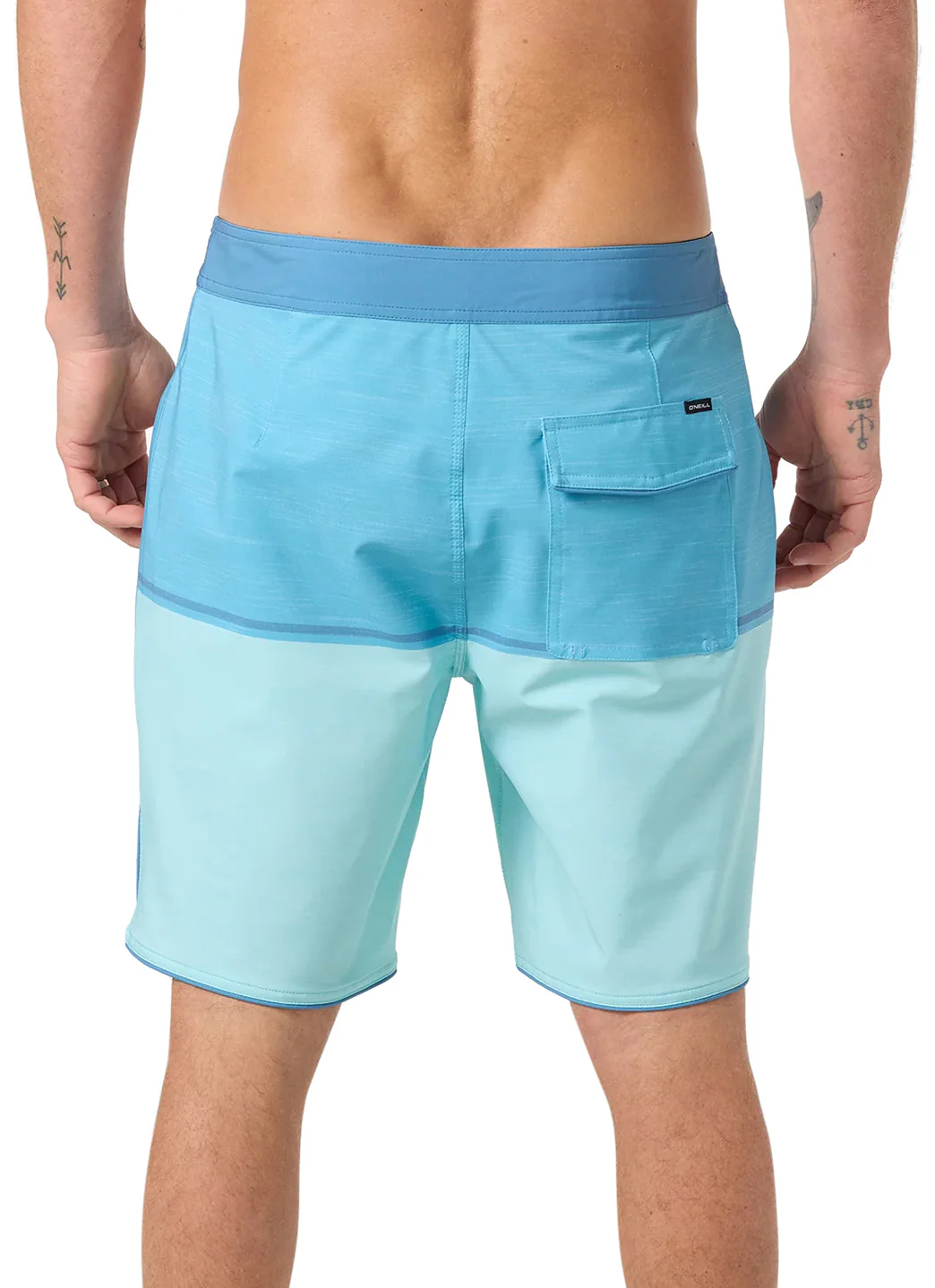O'Neill Men's 19" Hyperfreak Mysto Block Scallop Board Shorts - Image 13