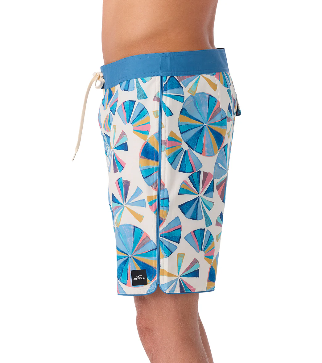 O'Neill Men's 19" Hyperfreak Mysto Scallop Board Shorts - Image 2