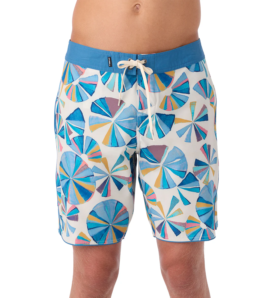 O'Neill Men's 19" Hyperfreak Mysto Scallop Board Shorts - Image 7