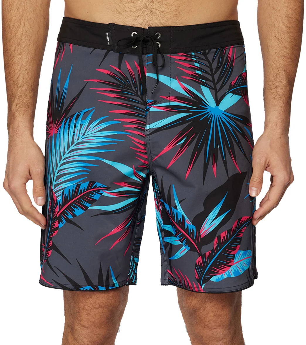 O'Neill Men's 19" Hyperfreak Tropic Shadow Board Shorts - Image 7