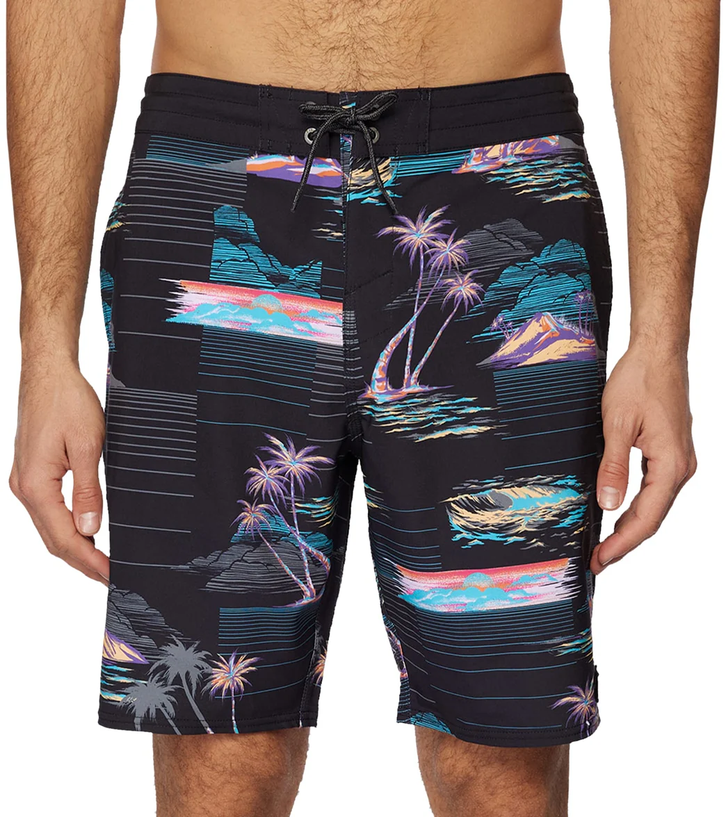 O'Neill Men's 19" Scenic Lines Cruzer Board Shorts - Image 7