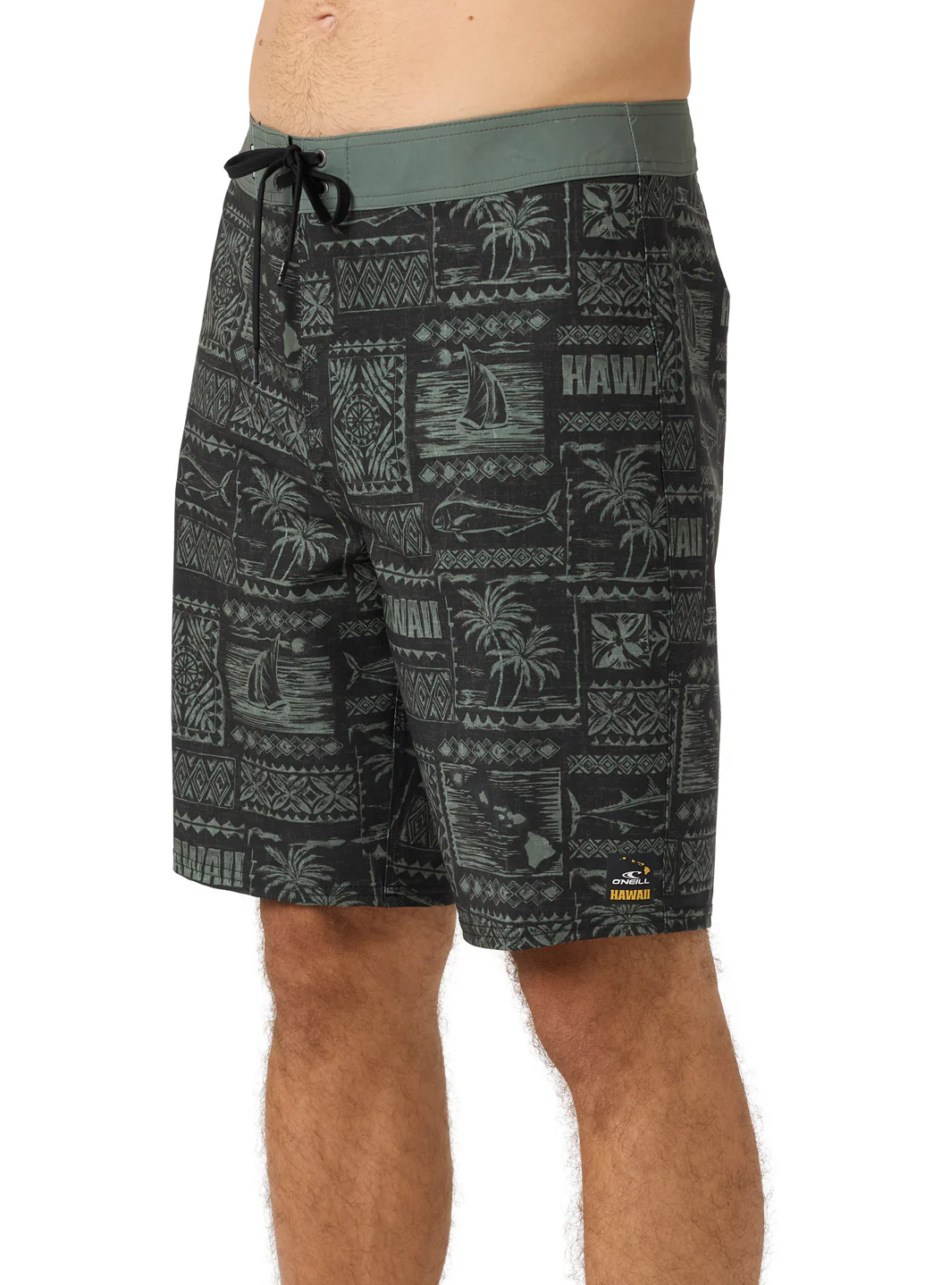 O'Neill Men's 20" Hyperfreak Heat Hawaii Board Shorts - Image 4