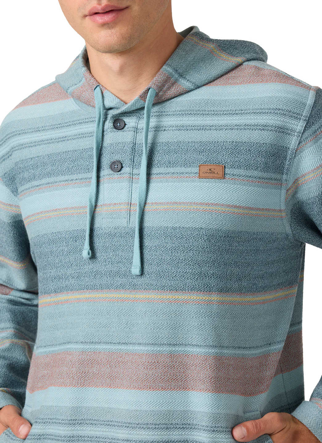 O'Neill Men's Bavaro Stripe Hoodie Poncho - Image 12