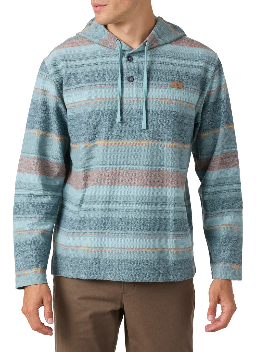 O'Neill Men's Bavaro Stripe Hoodie Poncho - Image 9