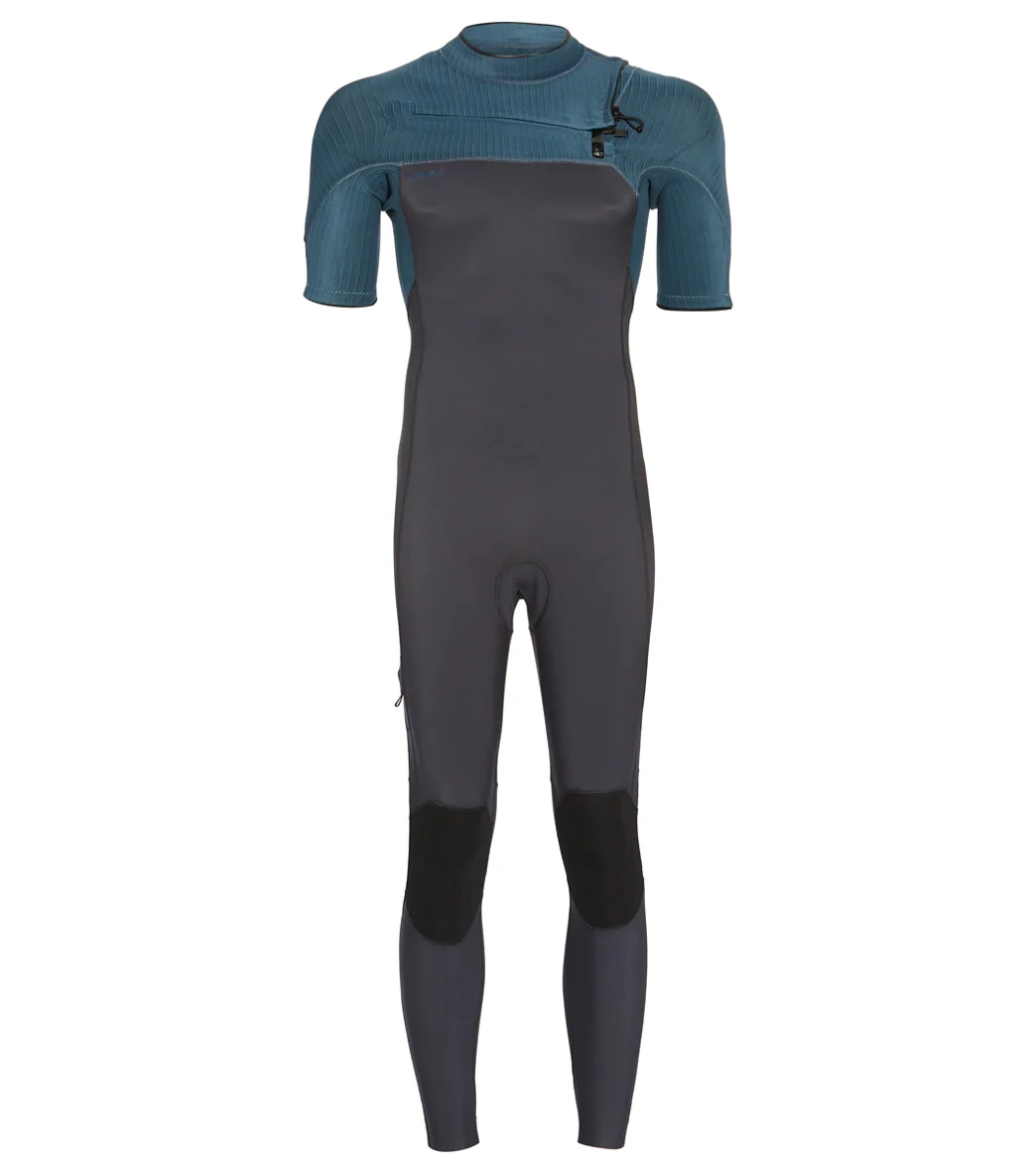 O'Neill Men's Hyperfreak 2MM Chest Zip Short Sleeve Fullsuit