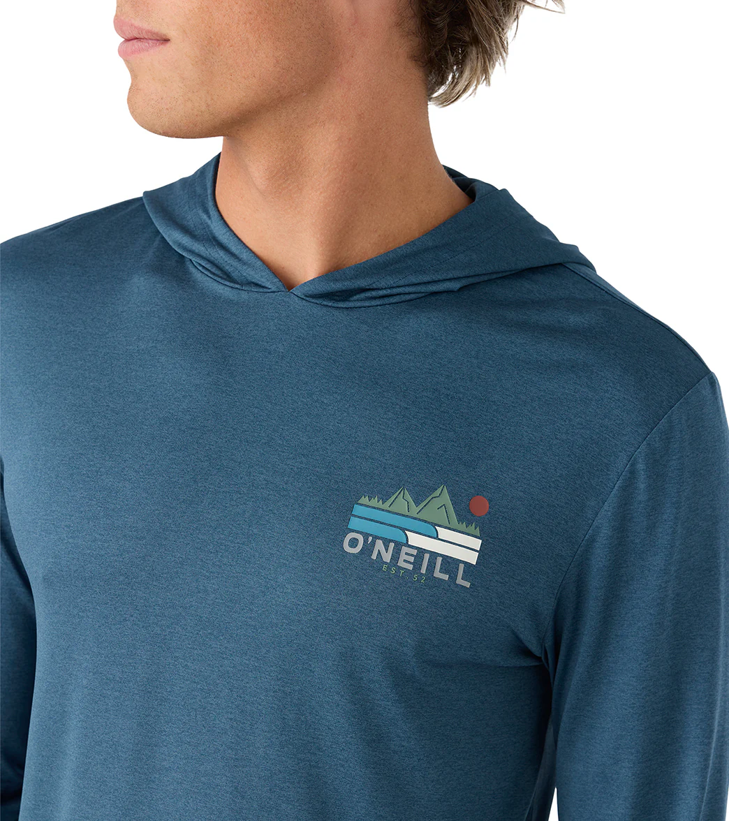 O'Neill Men's Traveler UPF Pullover Hooded Long Sleeve Surf Shirt - Image 3