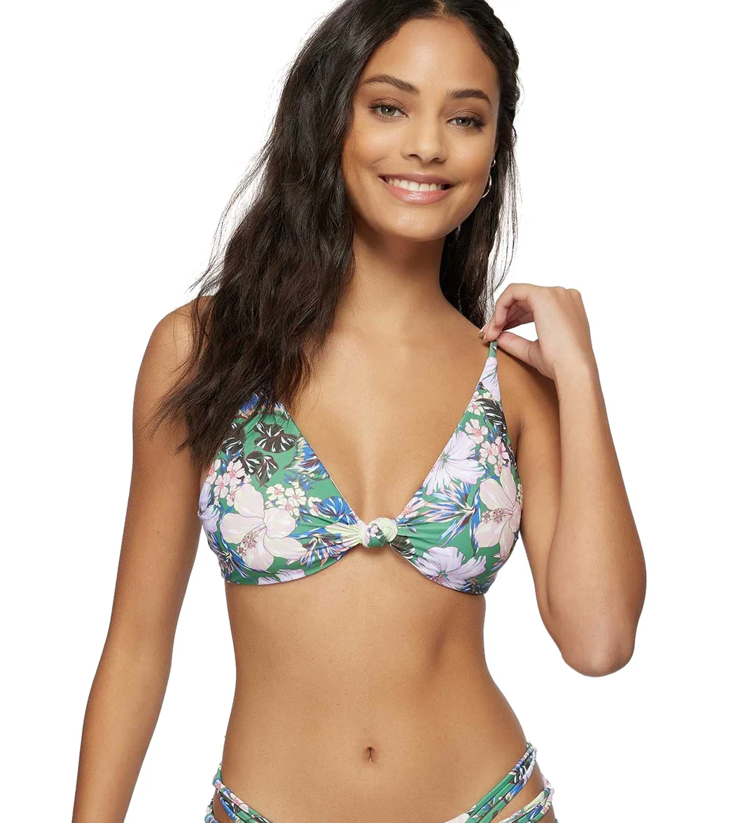 O'Neill Women's Bellamy Floral Pismo Bikini Top