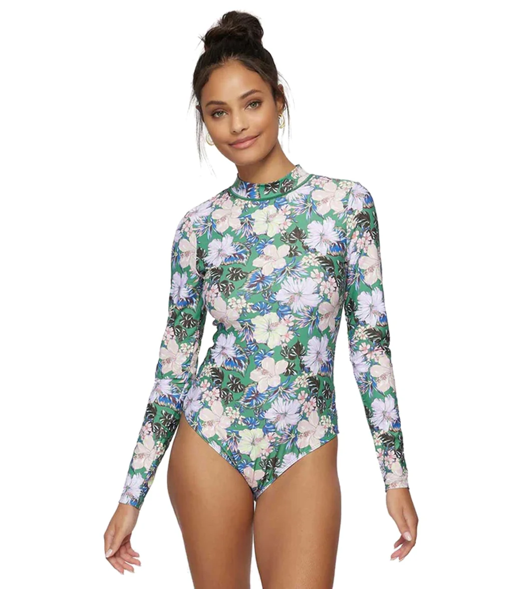 O'Neill Women's Bellamy Myrtos Long Sleeve One Piece Swimsuit - Image 4