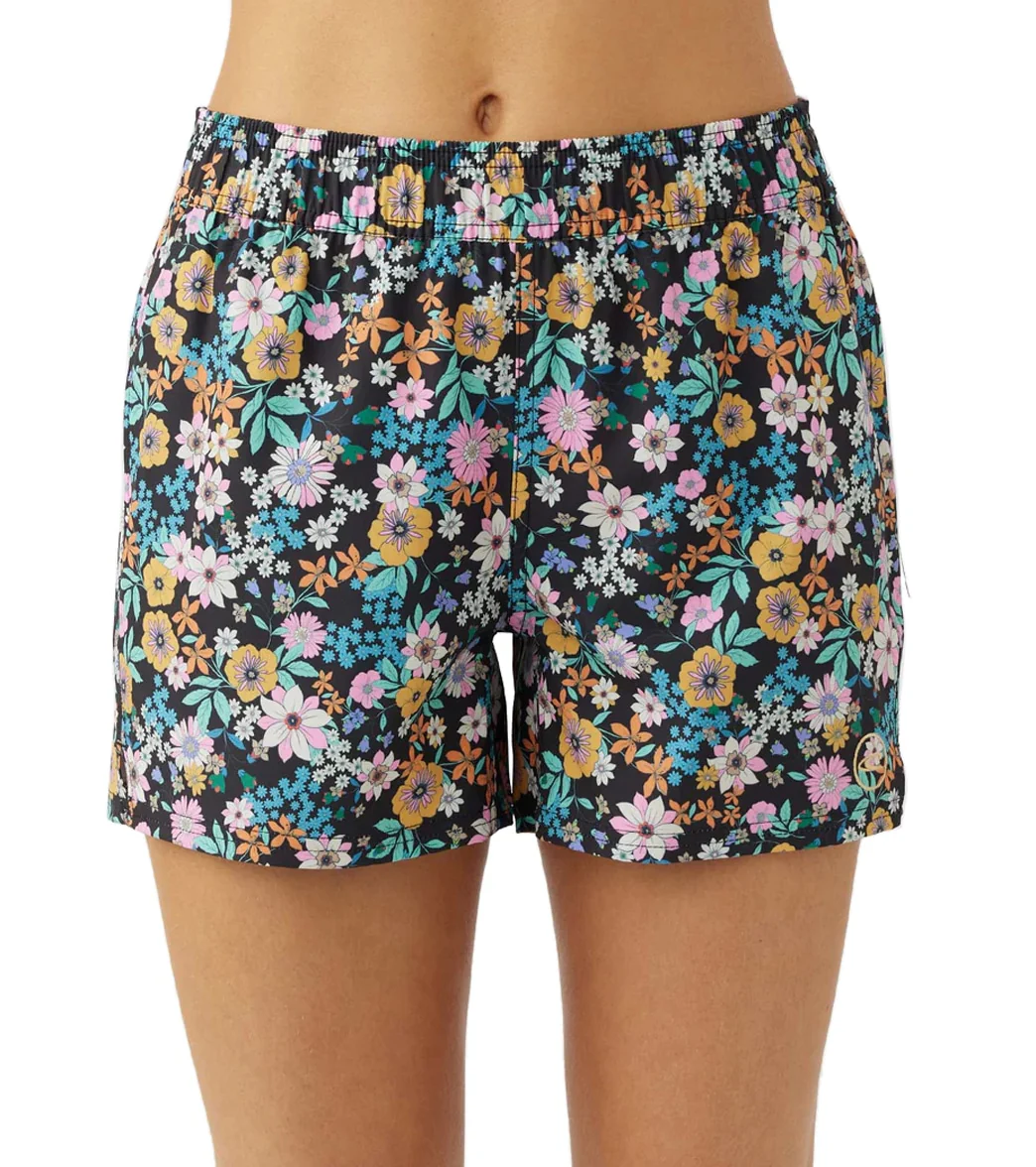 O'Neill Women's Jetties Printed Stretch 4" Boardshorts - Image 2