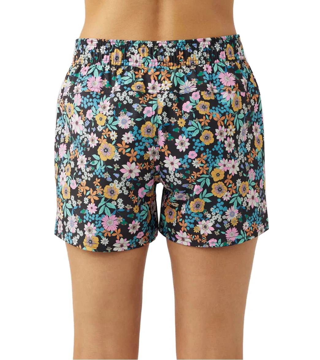 O'Neill Women's Jetties Printed Stretch 4" Boardshorts - Image 5