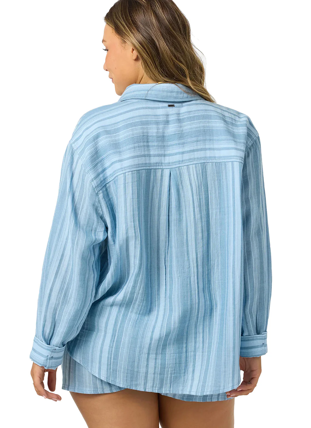 O'Neill Women's Leni Waves Stripe Relaxed Long Sleeve Top - Image 5