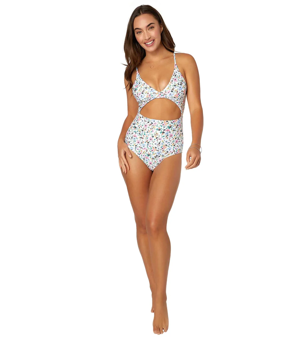 O'Neill Women's Maggie Ditsy Twisted One Piece Swimsuit - Image 4