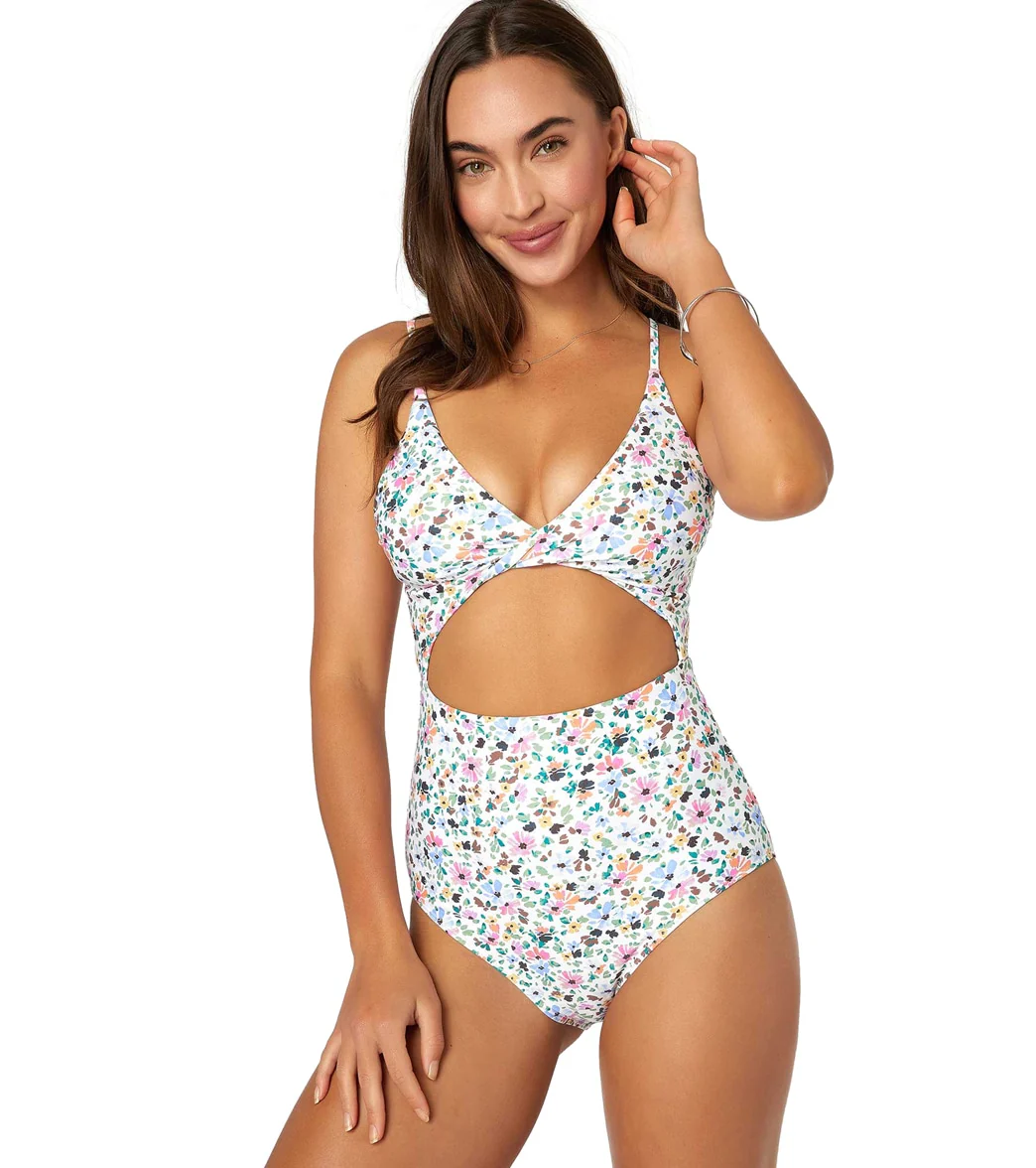 O'Neill Women's Maggie Ditsy Twisted One Piece Swimsuit - Image 7